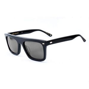 Belstaff Acetate Square Frame Sunglasses Men Black